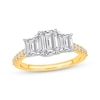 Thumbnail Image 0 of Memories, Moments, Magic Emerald-Cut Three-Stone Lab-Grown Diamond Engagement Ring 2 ct tw 14K Yellow Gold