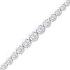 Thumbnail Image 2 of Diamond Graduated Bracelet 5 ct tw 14K White Gold 7&quot;