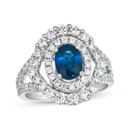 Le Vian Vault Sapphire Ring 1-1/2 ct tw Diamonds Platinum