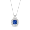 Thumbnail Image 1 of Le Vian Vault Tanzanite Necklace 1/2 ct tw Diamonds 14K Vanilla Gold 20&quot;