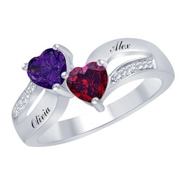 Birthstone Couple's Ring