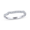 Thumbnail Image 1 of THE LEO Legacy Lab-Grown Diamond Contoured Wedding Band 1/5 ct tw 14K White Gold