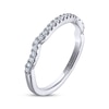 Thumbnail Image 2 of THE LEO Legacy Lab-Grown Diamond Contoured Wedding Band 1/5 ct tw 14K White Gold