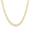 Thumbnail Image 1 of Hollow Link Chain Necklace 7.7mm 10K Yellow Gold 18”