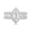 Thumbnail Image 3 of Marquise-Cut Diamond Halo Engagement Ring 1-7/8 ct tw 14K White Gold