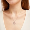 Thumbnail Image 2 of Hallmark Diamonds Heart Necklace 1/2 ct tw Sterling Silver & 10K Rose Gold 18&quot;