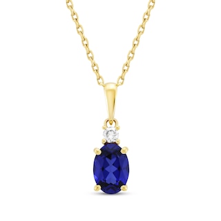 JUMBO YELLOW GOLD DIAMOND LETTER & NUMBER PENDANT [blue sapphire & tsa –  Boochier