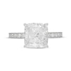 Thumbnail Image 3 of Neil Lane Artistry Cushion-Cut Lab-Grown Diamond Engagement Ring 5-5/8 ct tw 14K White Gold