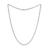 Thumbnail Image 2 of Solid Diamond-Cut Valentino Chain Necklace 3mm Sterling Silver 18&quot;