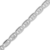 Thumbnail Image 3 of Diamond-Cut Valentino Chain Necklace 3mm Solid Sterling Silver 18&quot;