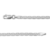 Thumbnail Image 4 of Solid Diamond-Cut Valentino Chain Necklace 3mm Sterling Silver 18&quot;