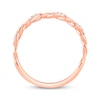 Thumbnail Image 2 of Lab-Grown Diamonds by KAY Twist Anniversary Ring 1/20 ct tw 10K Rose Gold