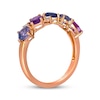 Thumbnail Image 3 of Le Vian Pretty in Pink Rhodolite Garnet, Amethyst & Pink Tourmaline Ring 1/8 ct tw Diamonds 14K Strawberry Gold