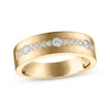 Thumbnail Image 1 of Men's Diamond Wedding Band 3/8 ct tw 14K Yellow Gold