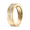 Thumbnail Image 2 of Men's Diamond Wedding Band 3/8 ct tw 14K Yellow Gold