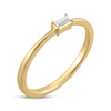 Thumbnail Image 2 of STUDIO BY KAY Baguette-Cut Diamond Ring 1/20 ct tw 10K Yellow Gold