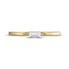 Thumbnail Image 3 of STUDIO BY KAY Baguette-Cut Diamond Ring 1/20 ct tw 10K Yellow Gold