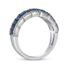 Thumbnail Image 3 of Le Vian Blue Sapphire Ring 1/4 ct tw Diamonds 14K Vanilla Gold