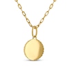 Thumbnail Image 3 of STUDIO BY KAY Diamond Medallion Necklace 1/10 ct tw 10K Yellow Gold 18&quot;