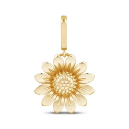 Charmed Memories Sunflower Charm 10K Yellow Gold