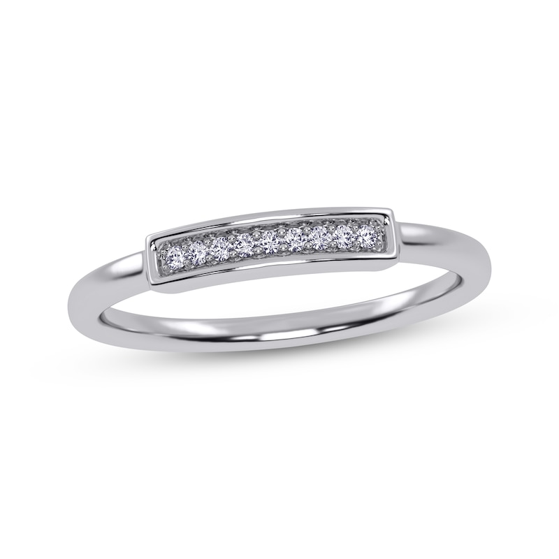 Main Image 1 of Now + Forever Diamond Anniversary Ring 1/20 ct tw 10K White Gold