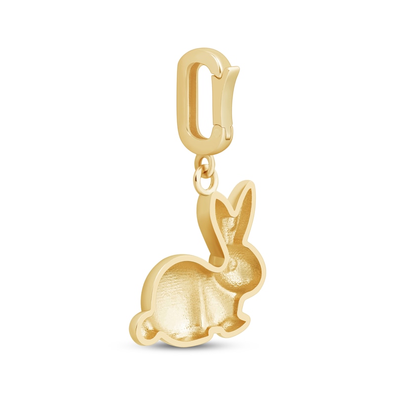 Main Image 3 of Charmed Memories Bunny Charm 10K Yellow Gold