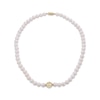 Thumbnail Image 1 of Cultured Pearl & Golden Cultured South Sea Pearl Strand 10K Yellow Gold 18&quot;