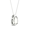 Thumbnail Image 3 of Lab-Grown Diamonds by KAY Pear-Shaped & Round-Cut Teardrop Necklace 1/2 ct tw 10K White Gold 18"