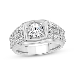 Men's Lab-Created Diamonds by KAY Ring 2 ct tw 10K White Gold