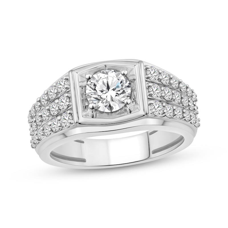 Men's Lab-Created Diamonds by KAY Ring 2 ct tw 10K White Gold