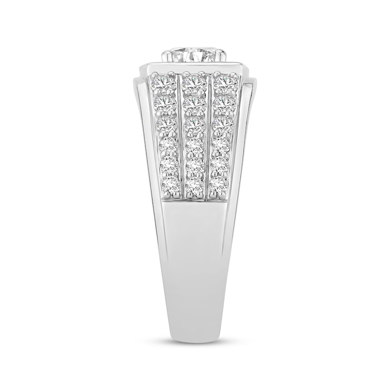 Men's Lab-Created Diamonds by KAY Ring 2 ct tw 10K White Gold