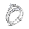 Thumbnail Image 2 of THE LEO Diamond Chevron Enhancer Ring 1/2 ct tw 14K White Gold