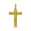 Thumbnail Image 0 of Textured Crucifix Charm 14K Yellow Gold