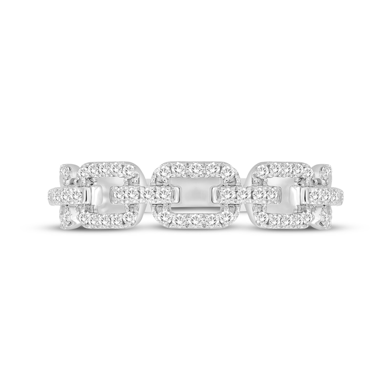 Main Image 3 of Linked Always Diamond Stackable Anniversary Ring 1/3 ct tw 14K White Gold