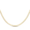 Thumbnail Image 1 of Solid Curb Chain Necklace 2.95mm 14K Yellow Gold 18&quot;