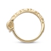 Thumbnail Image 2 of Italian Brilliance Buckle Ring 14K Yellow Gold