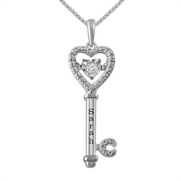 Unstoppable Love&#174; 1/20 Ct tw Key Necklace