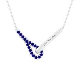 Love + Be Loved Birthstone Necklace (1 Stone and Line)