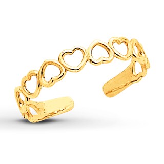 Heart Toe Ring 14K Yellow Gold | Kay