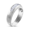 Thumbnail Image 2 of Men’s THE LEO Diamond Round-Cut Wedding Band 3/4 ct tw 14K White Gold