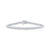 Thumbnail Image 1 of Diamond Tennis Bracelet 1/4 ct tw Sterling Silver 7&quot;