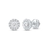 Thumbnail Image 0 of Lab-Grown Diamonds by KAY Halo Stud Earrings 1/2 ct tw 14K White Gold (F/SI2)