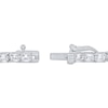 Thumbnail Image 3 of Lab-Grown Diamonds by KAY Emerald-Cut Tennis Bracelet 5 ct tw 14K White Gold 7"