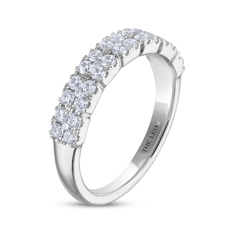 THE LEO Diamond Two-Row Anniversary Band 3/4 ct tw 14K White Gold | Kay