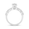 Thumbnail Image 2 of Lab-Grown Diamonds by KAY Oval-Cut Engagement Ring 2-1/2 ct tw 14K White Gold