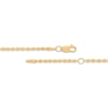 Thumbnail Image 2 of Semi-Solid 1.8mm Rope Chain Necklace 14K Yellow Gold 16&quot;