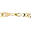 Thumbnail Image 3 of Figaro Chain Necklace 8.6mm Hollow 14K Yellow Gold 24&quot;