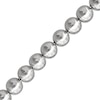 Thumbnail Image 3 of Solid Bead Chain Necklace 5mm Sterling Silver 18&quot;