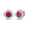 Thumbnail Image 4 of Lab-Created Ruby Necklace, Ring & Earrings Gift Set Sterling Silver