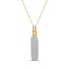 Thumbnail Image 1 of STUDIO BY KAY Multi-Diamond Chain Link Necklace 1/3 ct tw 24K Yellow Gold Vermeil Sterling Silver 18&quot;